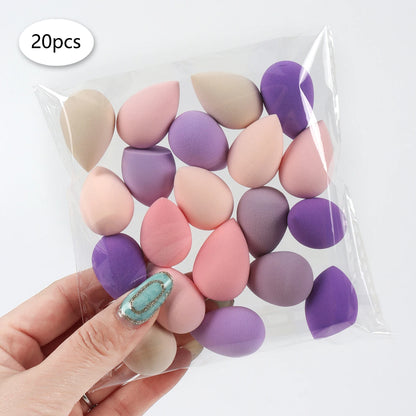 10/20/30/50/100Pcs Mini Makeup Sponge, Expands When Exposed to Water, Suitable for All Skin Types - 20Pcs A