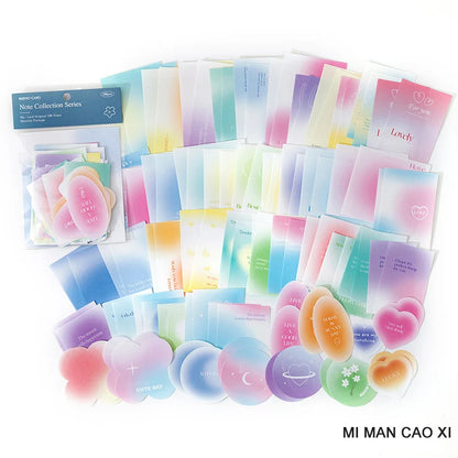 100 Sheets Vintage Journal Collage Material Pack DIY Scrapbooking Basic Decoration Memo Pad Background Notes Paper Stationery