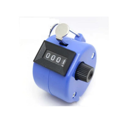 4 Digit Counters Hand Finger Display Manual Counting Tally Clicker Timer Soccer Golf Counter Plastic Shell