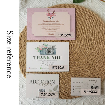 Custom Cards Thank You Cards Custom Business Card Packaging For Small Businesses Wedding Invitations Postcards Personalized L