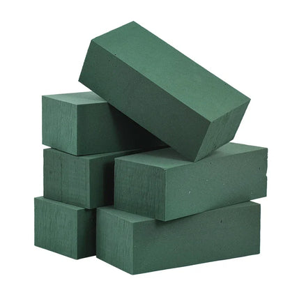 3/6Pcs Wet Fresh Floral Foam Blocks for Wedding Party Flower Arrangement Decoration Styrofoam Bricks Mud Home Garden Accessor