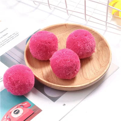 Multi Size Pom Piel 15mm/20mm/25mm/30mm/40mm Soft Pompones Fluffy Plush Crafts DIY Pom Pom Bal Wedding Sewing Party Accessori