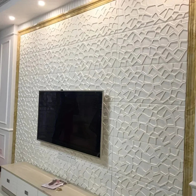 5-20pcs 35*35cm Ceiling 3d Home Bedroom Decor Background Wallpaper Peel Stick Waterproof Decoration Wall Stickers Anti-collis