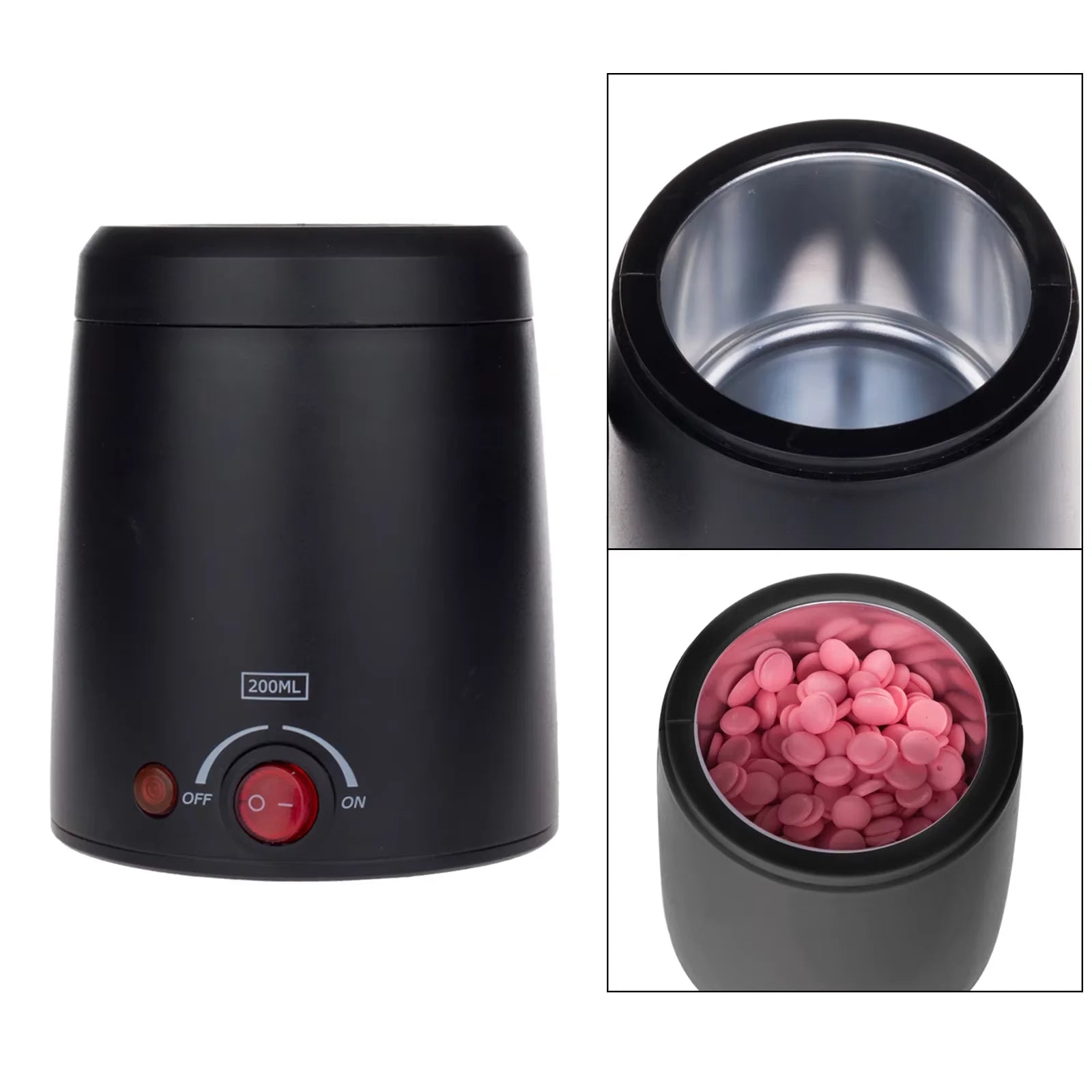 Temperature Wax Heater Control Wax Melting Furnace Adjustable Temperature Rapid Heating Easy to Clean The Whole Body Epilator