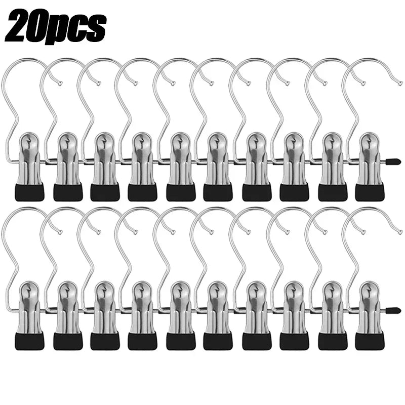 Stainless Steel Clothespins Room Organizer 5 - 30pcs Clothes Organizer Extendable Clothes Racks Home. Laundry Hook Clothing -