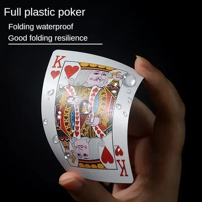 High Quality Waterproof PVC Polka Dot Playing Cards - Washable Adult Christmas Gift for Parties, Bars, Family Gatherings