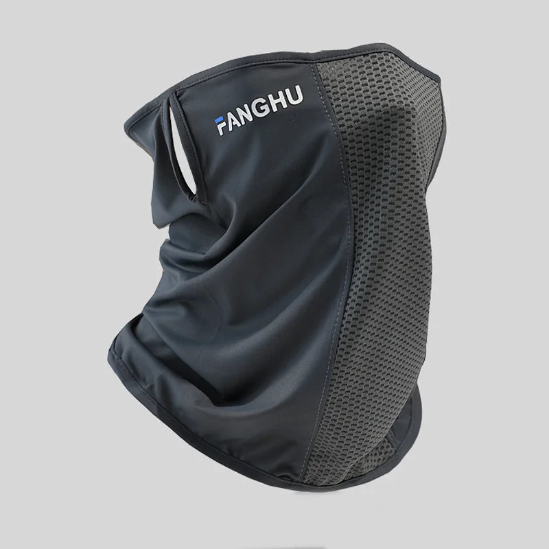Sun Protection Mask Mesh Breathable Ear Loop Mask Elastic Sunscreen Anti-UV Face Covering Thin Breathable Sports Neck Gaiter