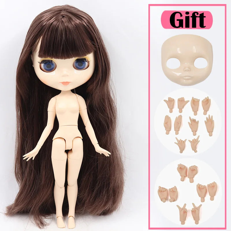 ICY DBS Blyth Doll White Skin Joint Body 1/6 BJD Special Price OB24 Toy Gift - doll hand ab face B