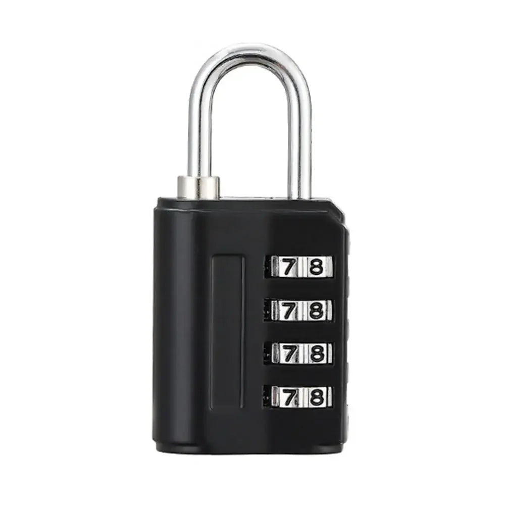 New Concept Color 4 Digit Combination Lock Anti-theft Safely Code Lock Travel Luggage Suitcase Lockers Zinc Alloy Padlock - B