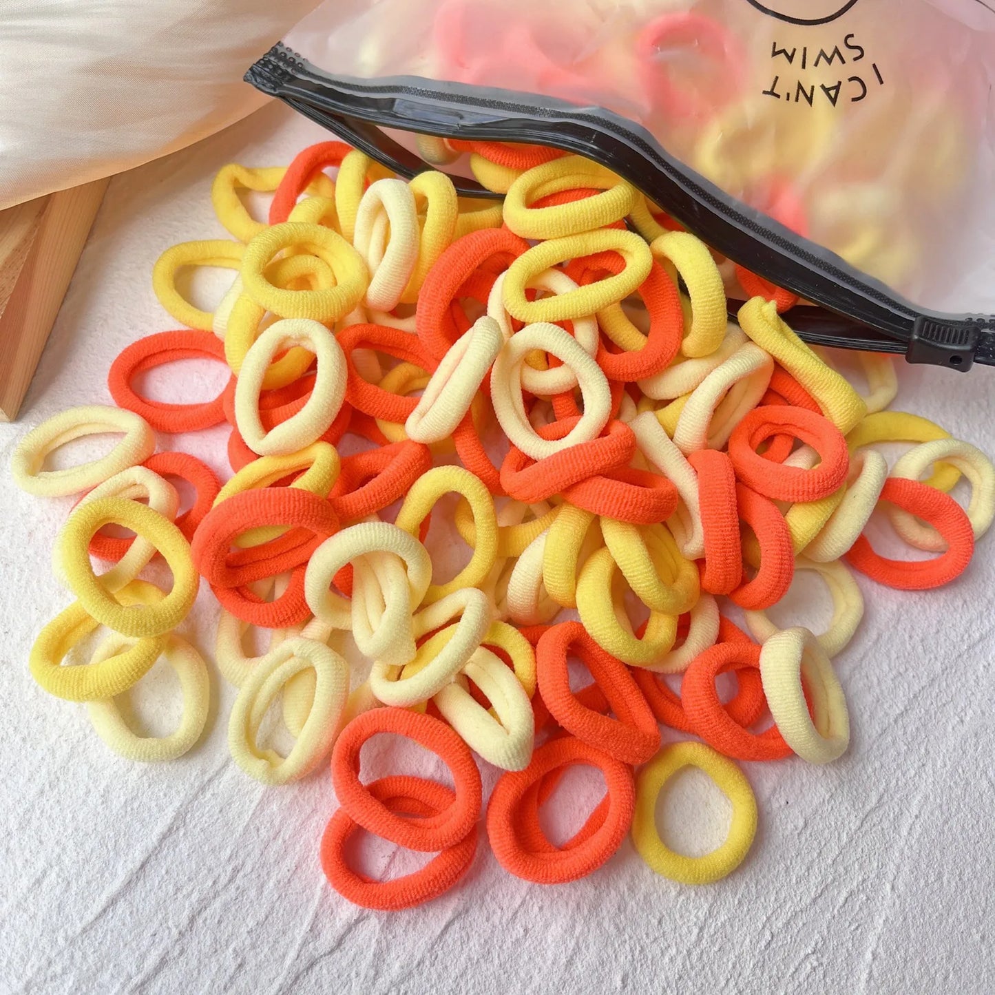 20/50pcs Kids Elastic Hair Bands Girls Sweets Scrunchie Rubber Band for Children Hair Ties Clips Headband Baby Hair Accessori