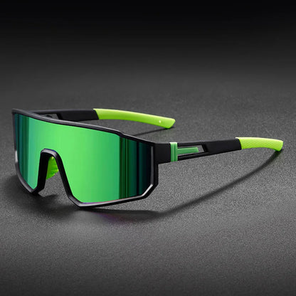 Men's Oversized Cycling Glasses for Men Bicycle Windproof Colorful Coating Sunglasses Outdoor Sports Motorcyc