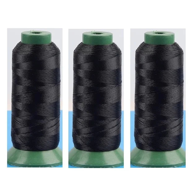 Heavy Duty Thread 1500 Yards 210D/3 All Purpose High Strength Polyester Sewing Thread for Weave Upholstery Jeans Beading Purs
