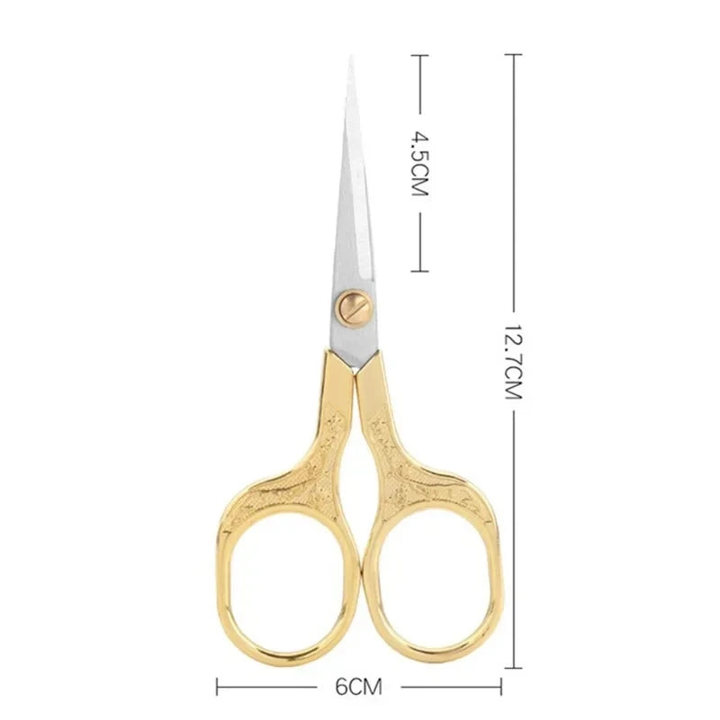 Sharp Durable Stainless Steel Antique Scissors Professional Fabric Embroidery Vintage Tailor Thread Scissor for Sewing Shears