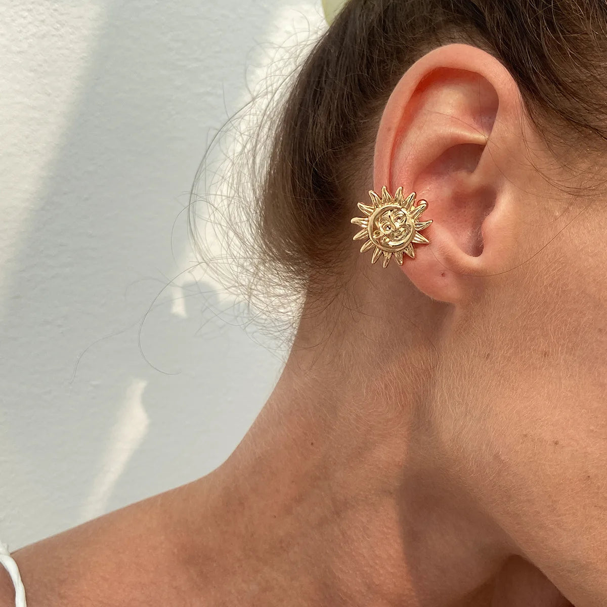 LATS Starfish Shell Flower Clip Earrings for Women Gold/Silver Color Non-Piercing Ear Cuff Daily Jewelry Accessories Party Gi