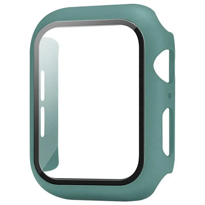 Glass+Cover For Apple Watch case 44mm 40mm 41 42 45 mm 49mm 46mm Screen Protector iWatch series Ultra 10 9 8 7 6 SE 5 Accesso