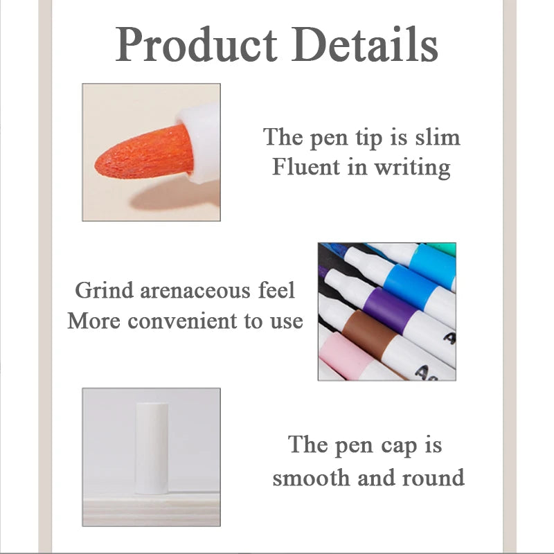 Acrylic Brush Markers Set with Portable Case, Liquid Ink Art Acrylic Paint Markers Set for Art and DIY Craft