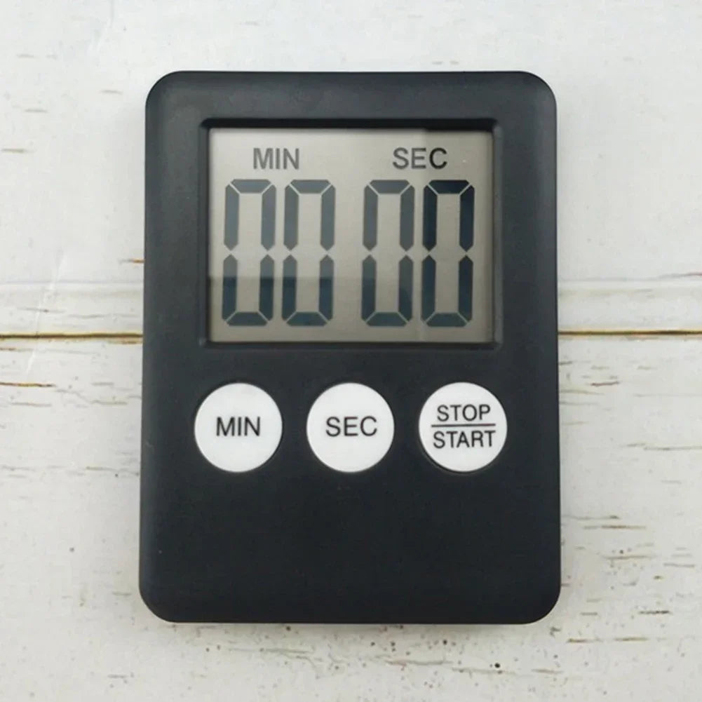 Digital Electronic Kitchen Timer with LCD Display Multi Function Stopwatch Mini for Baking Cooking Sports Exercise
