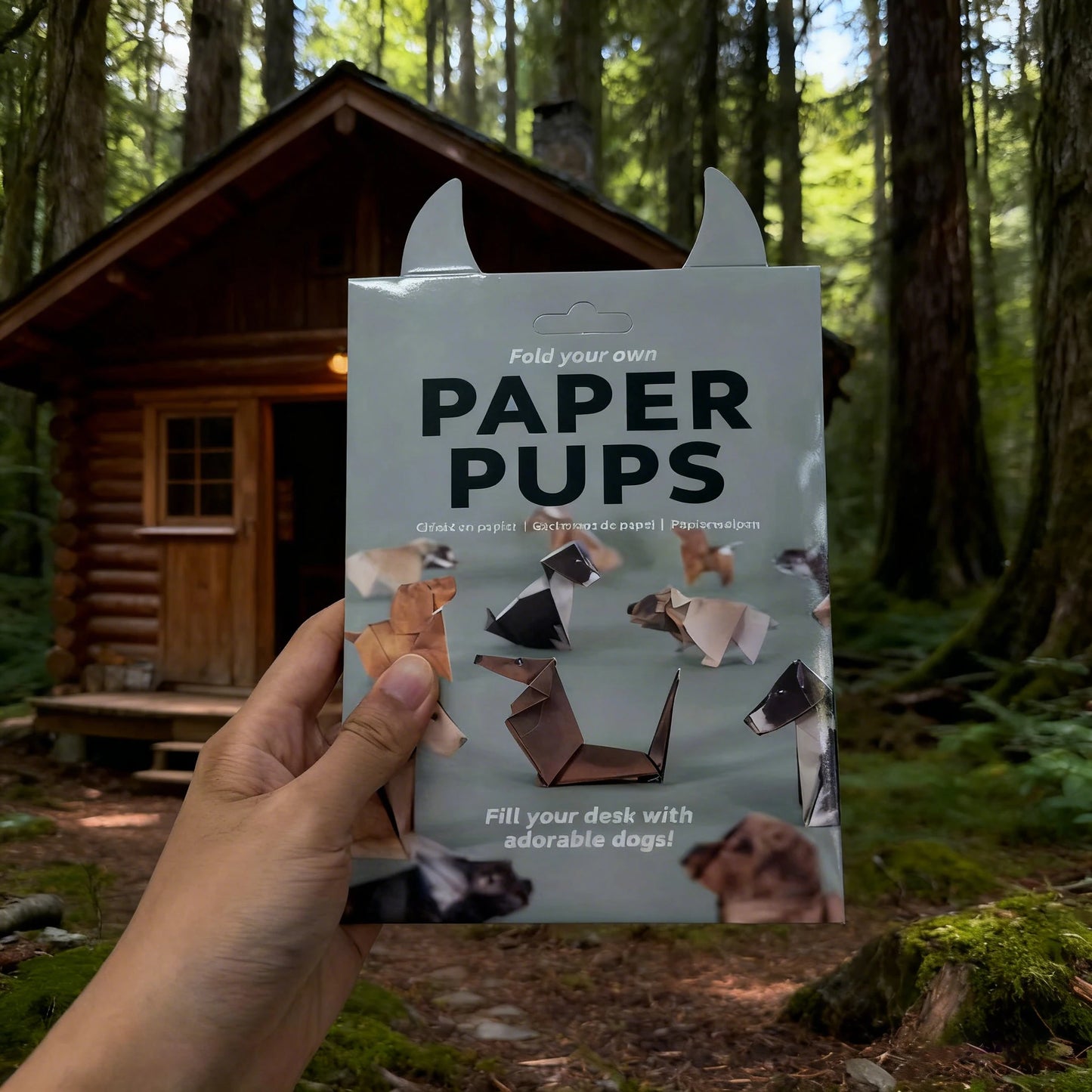 Creative DIY Paper Cats 50 Sheets DIY Origami Paper Handmade DIY Paper Cat Dog Dinosaur Fun Art Craft Folding Animal Folding 