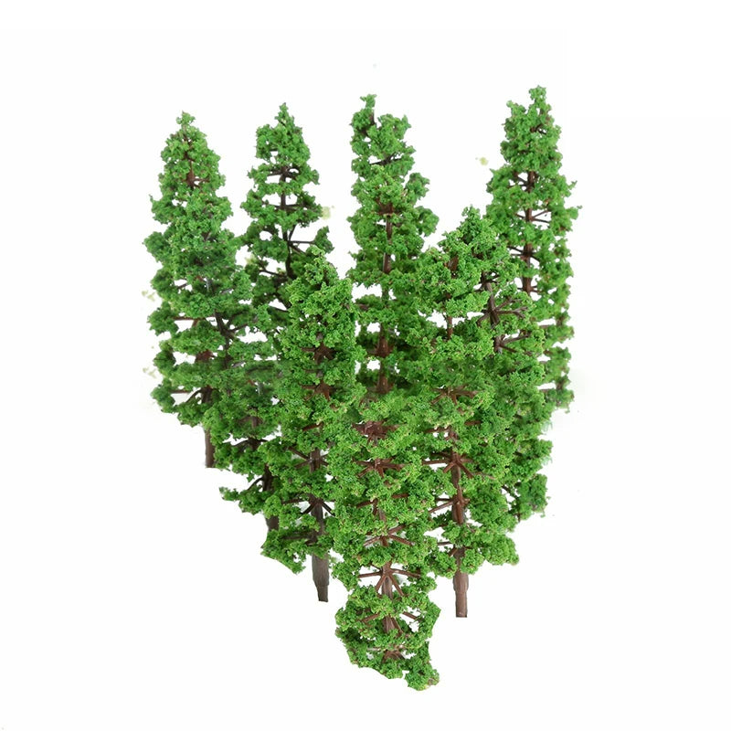 Model Trees Create An Ideal Train Railway Scenic Layout With 10 Pack Pine Trees Model High Simulation Effect And Durable
