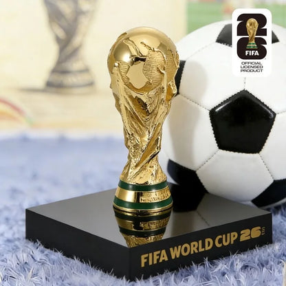 Official FIFA 2026 US Canada Mexico World Cup 3D World Cup Trophy Model Souvenir Decor Figurine Football Fan Gift