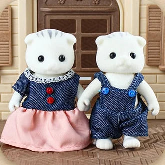 Forest Animal Family 1_12 Dollhouse Accessories Mini_yythk - Maple cat
