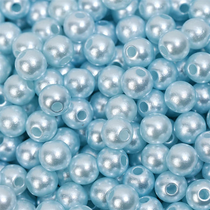 iYOE 3/4/5/6/8/10/12mm Colorful Acrylic Pearl Beads Loose Spacer Beads For Needlework Jewelry Making Bracelet Necklace Earrin