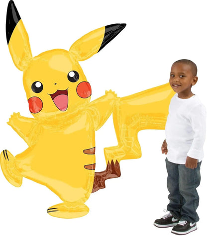 Pokemon Balloon Children Happy Birthday Party Decoration Pikachu Charmander Anime Figure Balloons Cute Cartoon Party Supplies