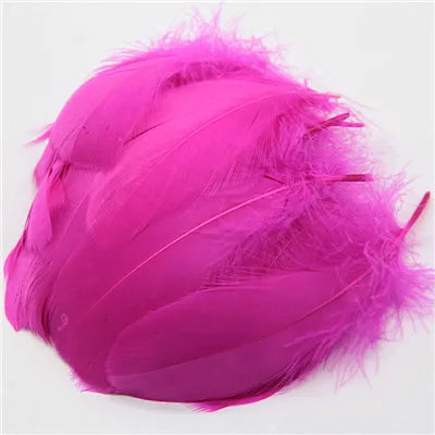 Natural Goose Feathers Plumes 4-15cm Colourful Swan Feather Plume for Home Decoration Craft DIY Party Jewelry Decoration 3Siz