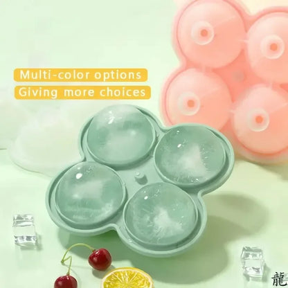 1pc Large Silicone Ice Cube Trays - Easy-Release, No Leakage, Perfect for Whiskey, Cocktails, Juice, and Parties