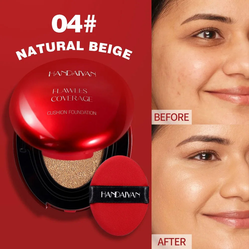 Air Cushion Foundation Light Natural Moisturizing Concealer Whitening Oil-control Women Base Long-lasting Makeup Korean Cosme