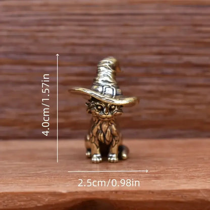 Vintage Brass Dog Figurine - Small Collectible Desk Decor Figurine for Living Room, Office deal for Gift Statues for Home Dec