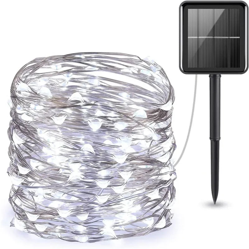LED Solar Light Outdoor Garden Fairy String Light Led Twinkle Waterproof Lamp for Christmas Patio Tree Party 6m/12m/23m/33m -