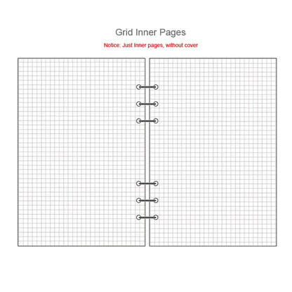 A5 A6A7 45 Sheets Loose Leaf Notebook Refill Spiral Binder Inner Page Weekly Monthly To Do Line Dot Grid Inside Paper Station