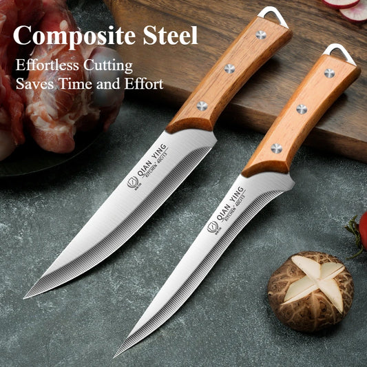 Boning Knife Household Sharp Stainless Steel Slaughter Knife Fruit Knife Sheep Skin Slicing and Peeling Knife Slaughter Knife