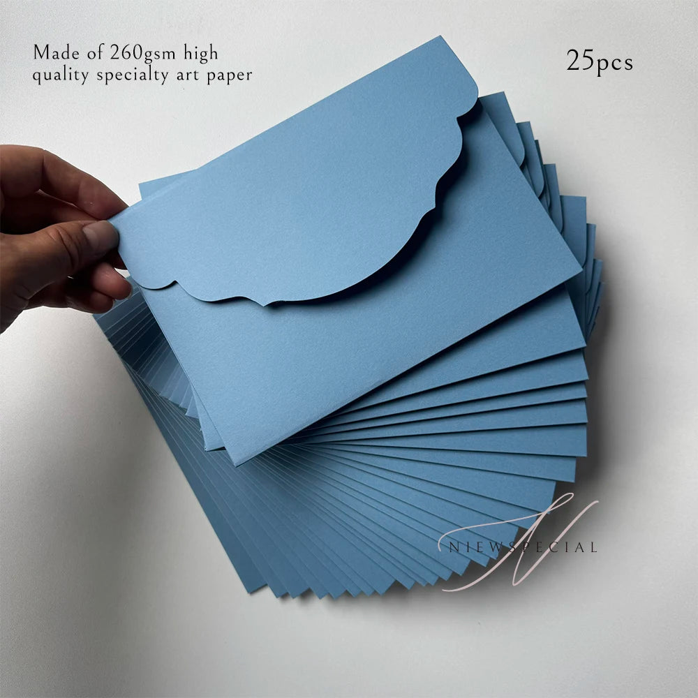 10pcs/20pcs/25pcs Blank Pocketfold Card Invitation DIY wedding paper envelope，DIY invitation,custom invitation,light pink