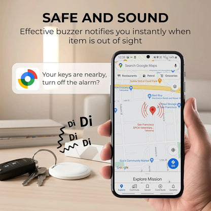 Android Smart Tag Device Tag for Keys,Wallet,Luggage,Pets Tracker Tag,Bluetooth,Works with Find My,Item Finders Tracking Tags