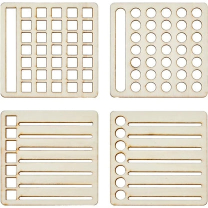 4Pcs 4 Style Speedy Spread Journal Stencils Calendar Tools Templates DIY Journals Notebook Schedule Templates for Journaling