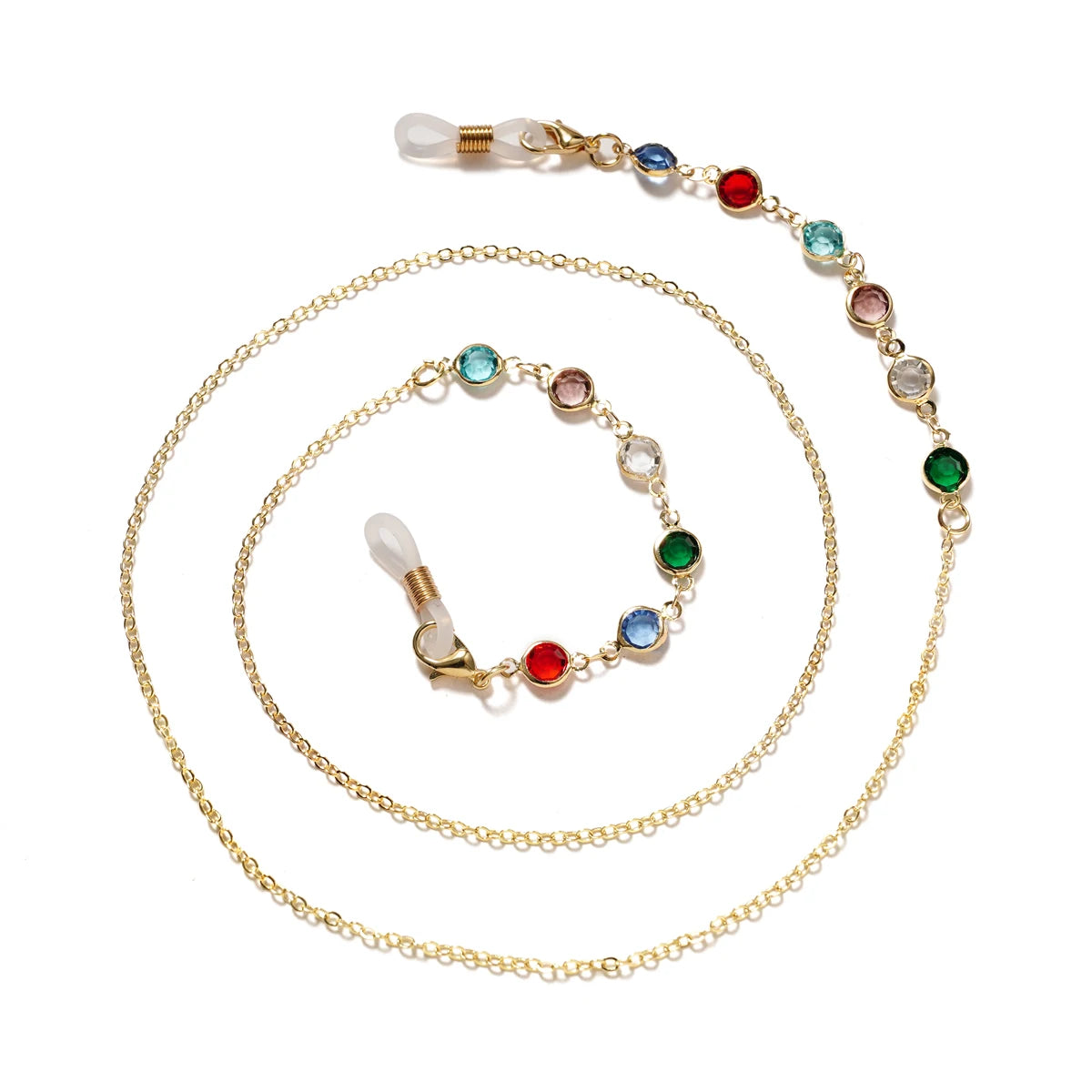 Sunglasses Masking Chains For Women Acrylic Pearl Crystal Eyeglasses Chains Lanyard Glass 2022 New Fashion Jewelry