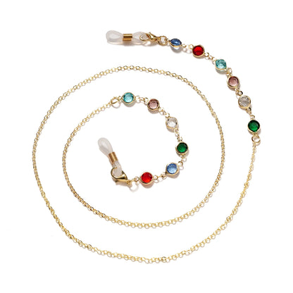 Sunglasses Masking Chains For Women Acrylic Pearl Crystal Eyeglasses Chains Lanyard Glass 2022 New Fashion Jewelry