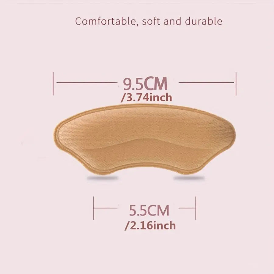 8-Pack Heel Pads for Too Big Shoes Self-Adhesive Heel Protectors Heel Inserts Improve Shoe Fit And Comfort Prevent Heel Slipp