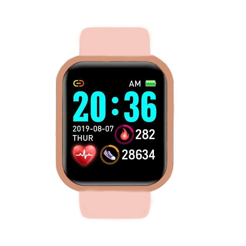 Sports Smartwatch Women Bracelet Men Smart Watch connected Music Control Player Fitness Step Sleep Monitor Y68 D20 Alarm Cloc