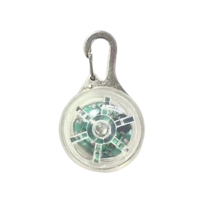 LED Glow Dog Collar Pendant Light Up Pet Accessories Night Safety Walking for Cat Dog Small Medium Large - Transparent