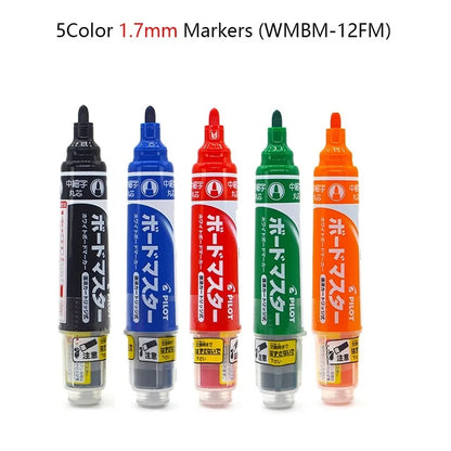 Pilot Whiteboard Pen Stationery Erasable Replaceable ink Refillable Markers 0.7/2.2-5.2/2.3/3.0-6.2/ 3.2/5.0-12mm Durable Tip