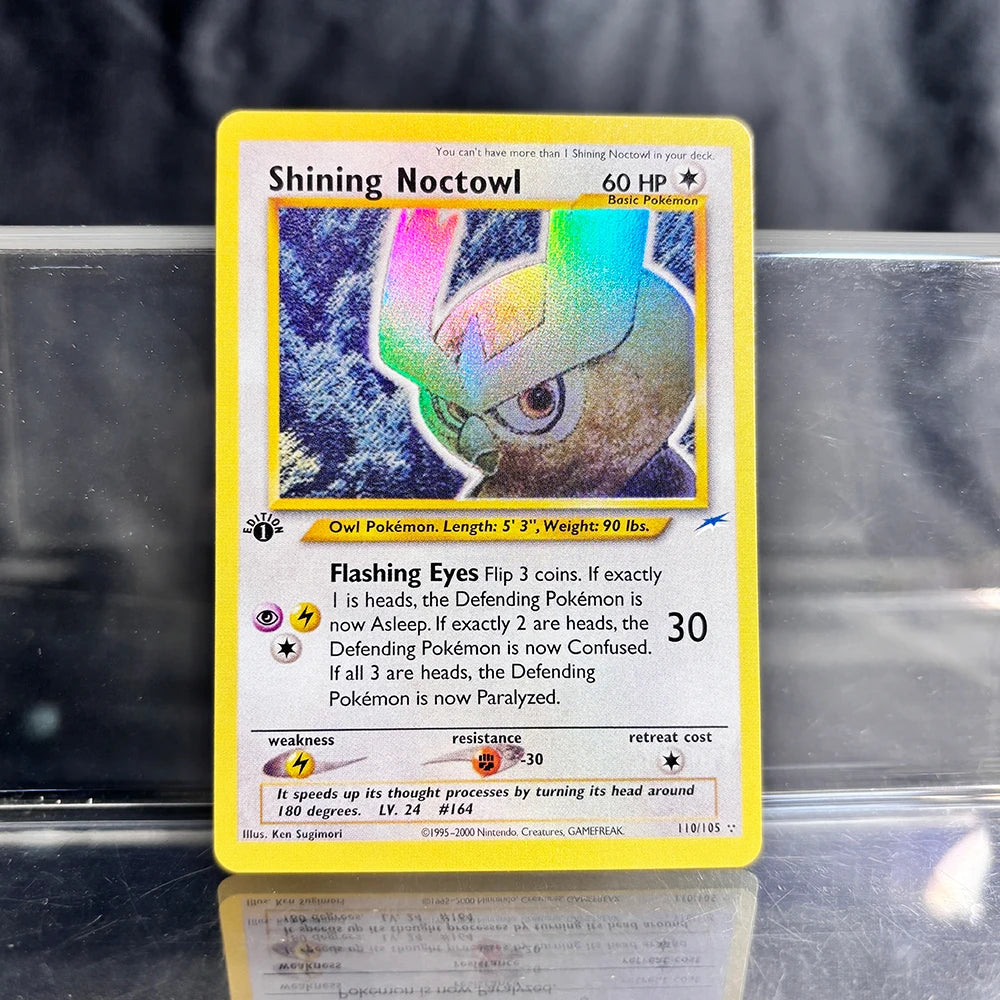 Holographic Game Trading Collection PTCG Proxy Cards Charizard Pikachu Mew EX Singl PKM Foil Cards Gengar VMAX Skyridge (SK) 