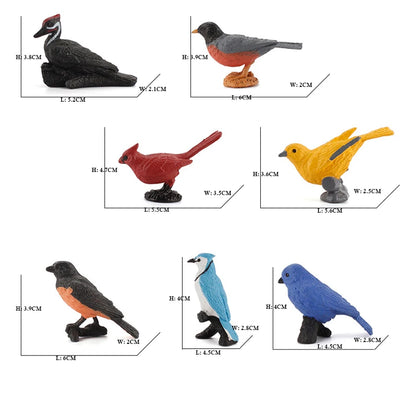 Simulation Plastic Animal Figurines Collection - Marine, Land & Insect Animals Miniature Set Toy for Kids Gift Playset Model 