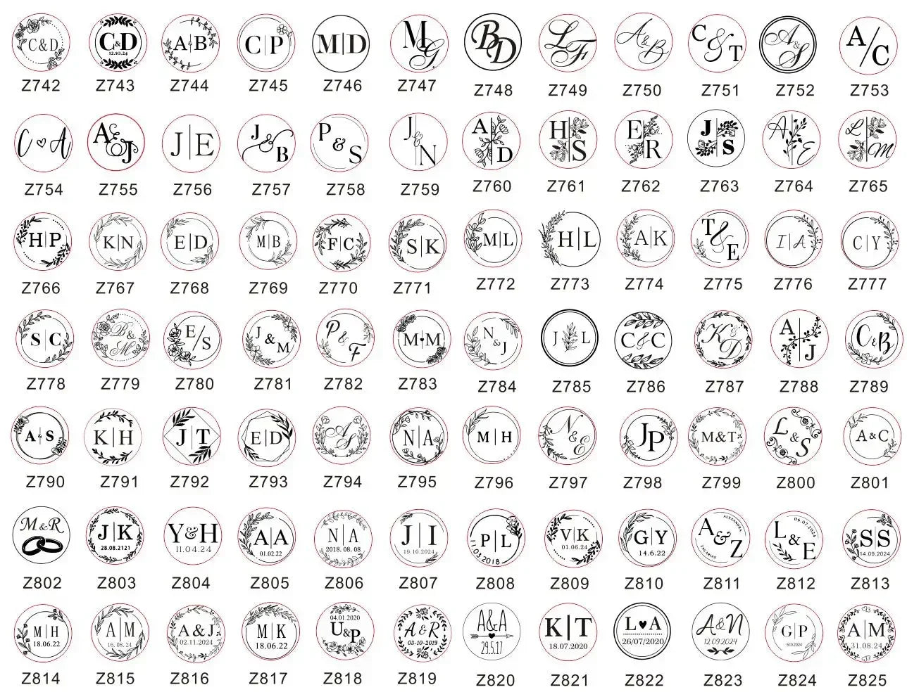 Customize Embossing Stamp Wedding Monogram Embosser Stamp,Personalized 2 initials Embosser Stamp,Wedding gift,hand held embos