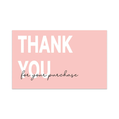 30/50Pcs Thank You Card Business Card Order Thank You Party Card for your support Small card Thank you - F / 30PCS-1Bag