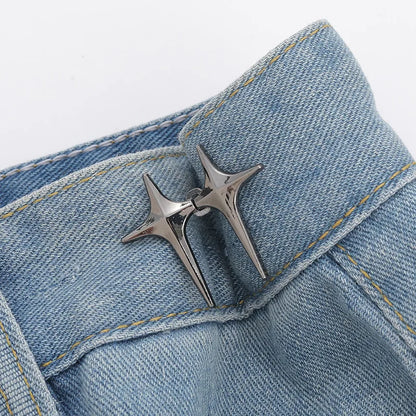 Bowknot Button Adjuster for Pants Skirts Waist Tightener Adjustable Waist Buckle for Jeans No Sewing Required Clothing Suppli