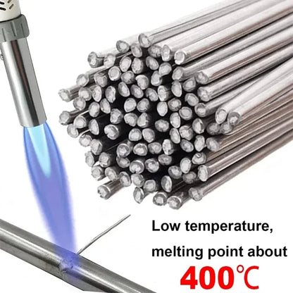 Low Temperature Easy Melt Aluminum Universal Welding Rod Cored Wire Rod Solder No Need Solder Powder Weld Bar for Propane Tor