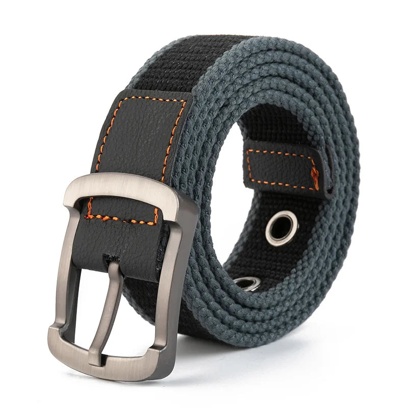 LUDIVIS Canvas Belt Outdoor Tactical Belt Unisex Canvas Belts for Jeans Male Luxury Casual Straps Ceintures